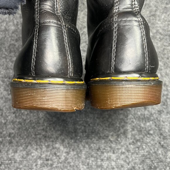 Dr. Martens 1460 Ben Boots Mens Sz 10 Black Smooth Leather Made In England Lace - Picture 7 of 16